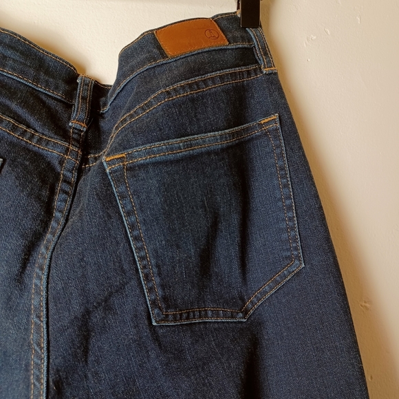 Lands' End High Rise Straight Jeans Dark Wash Womens Size 8 (30"×30") - Picture 3 of 6